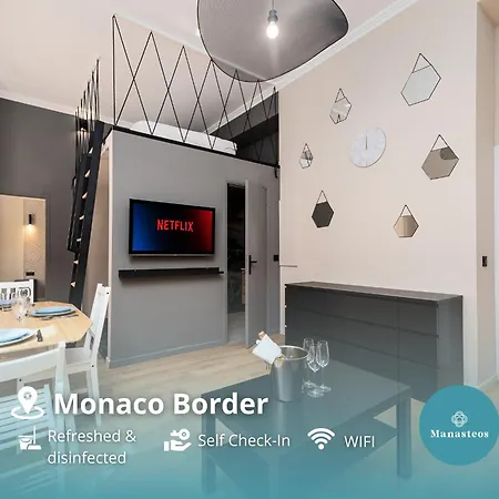 5mn Monaco - Cosy Avec Mezzanine - Dh *